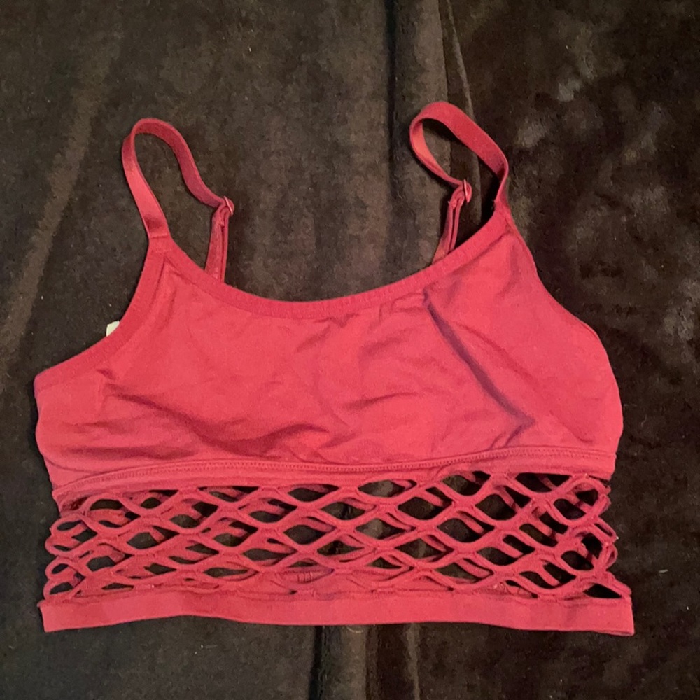 Small pink sports bra - no padding